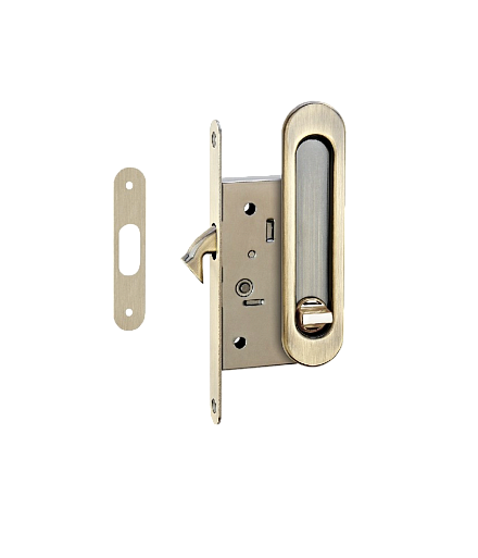 Ручки для раздвижных дверей (овал) MHS 150 WC с заверткой AB бронза (2 шт)